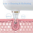 Facial Cleasing Machine, Usb Rechargeable Blackhead Vacuum Moisturizing Bubble Cleanser Pore Cleaner Skin Tool, 3-Speed Adjustable Modes & 4 Replaceable Probes