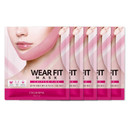 Celderma Daily Wear Fit Mask [Chiffon Pink] 5Pcs, Korean V Line Lifting Hydrogel Collagen Chin Mask, K-Beauty Face Shaping Jaw Slimmer Strappink