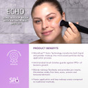 Spa Sciences Echo - Makeup Brush For Flawless Blending, Contouring, Highlight & Airbrush Finish - 3 Speeds - Rechargeableblack