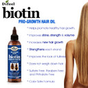 Difeel Biotin Progrowth Premium Hair Oil 8 Oz