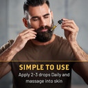 Leven Rose Spiced Sandalwood Beard Oil & Leave In Conditioner By Ranger Grooming Co, 100% Pure Natural Organic For Groomed Beards, Mustaches, And Moisturized Skin 1 Oz