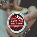 Rocky Mountain Barber Company Beard Balm - Classic Unscented - 100% Natural - Premium Wax Blend with Nutrient Rich Bees Wax, Jojoba, Coconut Oil