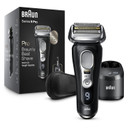 Braun Electric Razor,Waterproof Foil Shaver For Men,Series 9 Pro 9460Cc,Wet & Dry Shave,With Prolift Beard Trimmer For Grooming,5-In-1 Cleaning & Charging Smartcare Center Included,Atelier Black