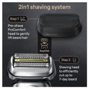 Braun Series 9 Pro+ Electric Razor For Men, 5 Pro Shave Elements & Shave-Preparing Procomfort Head, Closeness & Skin Comfort, Smartcare Center, Powercase For Mobile Charging, Wet & Dry Use, 9599Cc