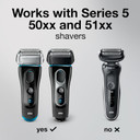 Braun Series 5 Electric Shaver Replacement Head - 52B - Compatible with Electric Razors 5090/5190cc, 5040/5140s, 5030s, 5147s, 5145s, 5195cc, 5197cc