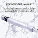 All Metal Heavyweight Chrome Atra Compatible Twin Blade Razor & 10 Personna Pivot Plus Blades