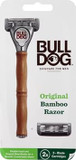 Bulldog Mens Skincare And Grooming Original Bamboo Razors For Men With A Natural Bamboo Razor Handle And 2 Razor Refills
