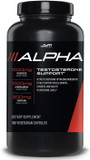 Alpha Jym Testosterone Support | Male Vitality, Hormone Optimization, Ashwagandha, Fenugreek, Eurycoma, Damiana, Quercetin, Dim | Jym Supplemental Science | 180 Vegetarian Capsules