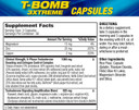 Mhp T-Bomb 3Xtreme Clinically Tested, Testosterone Booster For Men, Increase Libido, 168 Count