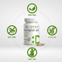 Tongkat Ali Extract 300:1 400Mg & Maca Root 400Mg | 300 Capsules, Ultra Strength Longjack (Eurycoma Longifolia) + Peru Maca  Non-Gmo, Herbal Supplement For Men Health, Performance, & Energy