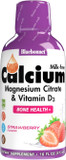 Bluebonnet Nutrition Liquid Calcium Citrate Calcium Citrate, Magnesium Citrate, Vitamin D3, Bone Health, Gluten Free, Soy Free, Milk Free, Kosher, 32 Servings, Strawberry Flavor, 16 Fl Oz (Pack Of 1)
