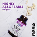 Bluebonnet Nutrition Milk-Free Calcium 1,200 Mg Plus Vitamin D3 400 Iu - High Potency, Maximum Absorption Strong Healthy Bones & Immune Health Support Supplement, Gluten-Free, Dairy-Free, 120 Softgels