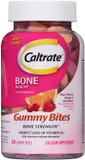 Caltrate Calcium & Vitamin D3 Supplement Gummy Bites Black Cherry, Orange, Strawberry - 50 Ct., Pack of 4