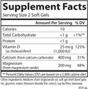 Carlson - Cal-Mag Gels, 2:1 Calcium To Magnesium Ratio, Bone Support, Energy Production, 100 Soft Gels
