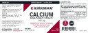 Kirkman - Calcium Bisglycinate Chelate 200Mg - 120 Capsules - Without Vitamin D3 - Helps Maintain Strong Bones - Hypoallergenic