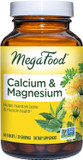 Megafood Calcium Magnesium Supplement - With Fermented Magnesium Glycinate - Supports Bone Health & Heart Health - Calcium & Magnesium Supplement For Men & Women - Non-Gmo - 60 Tabs (20 Servings)60 Count (Pack Of 1)
