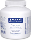 Pure Encapsulations Calcium With Vitamin D3 | Dietary Supplement To Support Bone, Colon, And Cardiovascular Health* | 180 Capsules