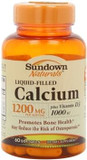 Sundown Naturals Liquid-Filled Calcium Plus Vitamin D3-60 Softgels Sundown Naturals Liquid-Filled Calcium Plus Vitamin D3-60 Softgels