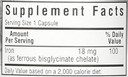 Bluebonnet Nutrition Chelated Iron 18 Mg - Non-Constipating Iron - Soy-Free, Gluten-Free, Non-Gmo, Kosher Certified, Dairy-Free, Vegan - 90 Vegetable Capsules, 90 Servings