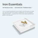 Dr Amen Brainmd Iron - 30 Capsules - Supports Energy Production, Cognitive Function & Gene Regulation - Gentle & Easily Absorbed - Gluten Free - 30 Servings