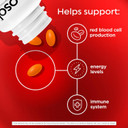 Feosol Complete Iron Supplement Caplets, Bifera Iron For High Absorption, Heme And Non-Heme Dual Action Minimizes Side Effects, 1 Per Day, For Energy And Immune System Support, Made In Usa, 30 Count