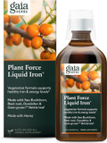 Gaia Herbs Plant Force Liquid Iron - Vegetarian Iron Supplement To Help Maintain Healthy Iron & Energy Levels - With Star Anise, Sea Buckthorn, Beet Root, Dandelion & Nettle - 8.5 Fl Oz (25 Servings)8.45 Fl Oz (Pack Of 1)