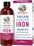 Maryruth Organics, Liquid Iron Supplement For Women, Men & Kids, Iron Deficiency, Immune Support, Sugar/Gluten Free, Vegan, Non-Gmo, 15.22 Fl Oz