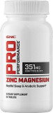 Gnc Pro Performance Zinc Magnesium, 60 Tablets, Supports Restful Sleep And Anabolic Support