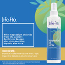 Life-Flo Magnesium Oil Spray With Organic Aloe Vera, Magnesium Chloride Spray From Zechstein Seabed, Calms And Relaxes Muscles And Joints, Soothes Skin, 60-Day Guarantee, Not Tested On Animals, 8Oz