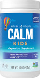 Natural Vitality Calm Sleep, Melatonin & Magnesium Citrate, Sleep Aid Drink Mix, Gaba, Sleep Aid, Vegan, Gluten Free & Non-Gmo, Mixed Berry Flavored, 16 Oz