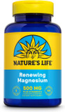 Natureã¢ÂS Life Renewing Magnesium 500 Mg - Magnesium Citrate, Magnesium Malate, Magnesium Oxide Plus Vitamin B-6 - Muscles And Nerves Support - Lab Verified (100 Servings, 100 Vegcaps)100 Count (Pack Of 1)