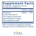 Vital Nutrients Triple Magnesium Complex | Magnesium Glycinate, Malate & Oxide | Vegan Supplement To Support Stress, Bones, Teeth And Muscles* | Gluten, Dairy And Soy Free | 250Mg | 90 Capsules90 Count (Pack Of 1)