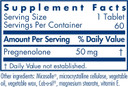 Allergy Research Group - Pregnenolone 50Mg Micronized Lipid Matrix 60T, Blue
