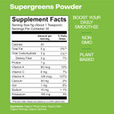Amazing Grass Super Greens Booster: Greens Powder Smoothie Mix With Spirulina, Moringa, Wheat Grass & Kale Smoothie Booster, Chlorophyll Providing Greens, 30 Servings