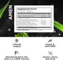 Amen Sea Moss Supplement - 1000Mg Organic Irish Sea Moss, Bladderwrack, Burdock - Vitamin C, Aloe Vera, Black Pepper - Seaweed Superfood, Vitamins, Minerals, And Antioxidants - Non-Gmo - 90 Capsules Amen Sea Moss Supplement - 1000Mg Organic Irish Sea Moss, Bladderwrack, Burdock - Vitamin C, Aloe Vera, Black Pepper - Seaweed Superfood, Vitamins, Minerals, And Antioxidants - Non-Gmo - 90 Capsules