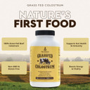 Ancestral Supplements Grass Fed Beef Colostrum Supplement, 3000 Mg, Offers Immune Support And Promotes Gut Health, Athletic Performance, Healthy Iron Levels, Growth And Repair, Non Gmo, 180 Capsules