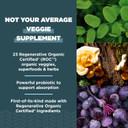 Ancient Nutrition Regenerative Organic Certified Superveggies Capsules, Supports Gut And Immune System Health, Made With Probiotics, Kale, Broccoli, And Spinach, 60 Count