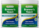 Best Naturals 2 Pack 100% Pure Brewers Yeast Powder - 16 Oz - Supports For Increased Breast Milk Supply During Breastfeeding, Lactation, Digestive Health
