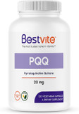 Bestvite Pqq 20Mg (Pyrroloquinoline Quinone) (120 Vegetarian Capsules) - No Stearates - Vegan - Non Gmo - Gluten Free120 Count (Pack Of 1)