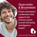 Bestvite Quercetin With Bromelain 500Mg/250Mg (120 Vegetarian Capsules) - No Stearates - No Silicon Dioxide - Vegan - Non Gmo - Gluten Free