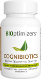 Bioptimizers Cognibiotics Probiotic Brain Supplement - Helps Support Mood, Better Focus, Memory, Mental Clarity - 60 Capsules Bioptimizers Cognibiotics Probiotic Brain Supplement - Helps Support Mood, Better Focus, Memory, Mental Clarity - 60 Capsules