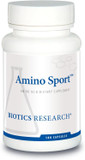 Biotics Research Amino Sport Broad Spectrum Amino Acids, Essential Amino Acids, Bcaas, Sports Recovery, Support Lean Muscle Mass 180 Caps