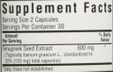 BlueBonnet Fenugreek Seed Extract Supplement, 60 Count