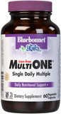 Bluebonnet Nutrition Multi One (Iron Free) Vegetable Capsules For Complete Full Spectrum Multiple, B Vitamins, General Health, Gluten Free, Milk Free, Kosher, 60 Vegetable Capsules, 2 Month Supply