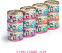 Weruva B.F.F. Play - Best Feline Friend Patã£Â© Lovers, Aw Yeah!, Pinky Promise Patã£Â©! Variety Pack, 2.8Oz Can (Pack Of 12)2.80 Ounce (Pack Of 12)