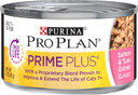 Purina Pro Plan Senior Wet Cat Food Pate, Prime Plus Senior 7+ Salmon & Tuna Entree - (24) 3 Oz. Pull-Top Cans
