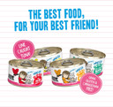 Weruva Best Feline Friend (B.F.F.), Batch 'O Besties Variety Pack, Wet Cat Food, 3oz Can (Pack of 12)3.00 Ounce (Pack of 12)