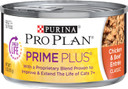 Purina Pro Plan Senior Cat Food Wet Pate, Chicken And Beef Entree - (24) 3 Oz. Pull-Top Cans