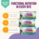 Health Extension Wet Cat Food, Grain-Free, Chicken In Gravy Recipe, Nutrition For Cats & Kittens (2.8 Oz / 80 G, Pack Of 24)
