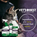 Vet'S Best Flea & Tick Shampoo For Cats - Premium Flea And Tick Treatment For Cats - Plant-Based Ingredients - Certified Natural Oils - 12 Oz